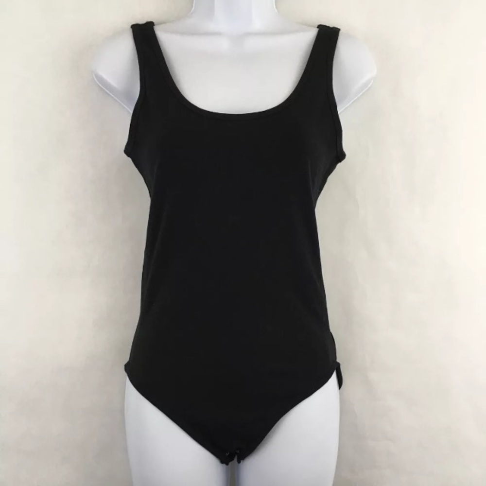 PINK Victoria’s Secret Bodysuit Tank Black & White
